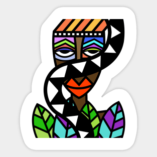 African Beauty Sticker